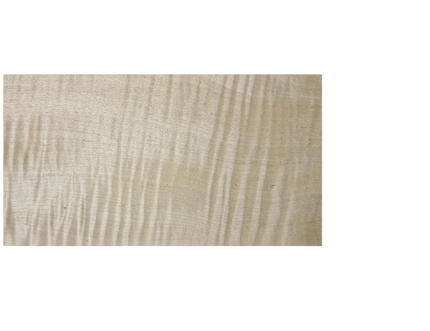 Curly Flame Maple Guitar Headstock veneer.