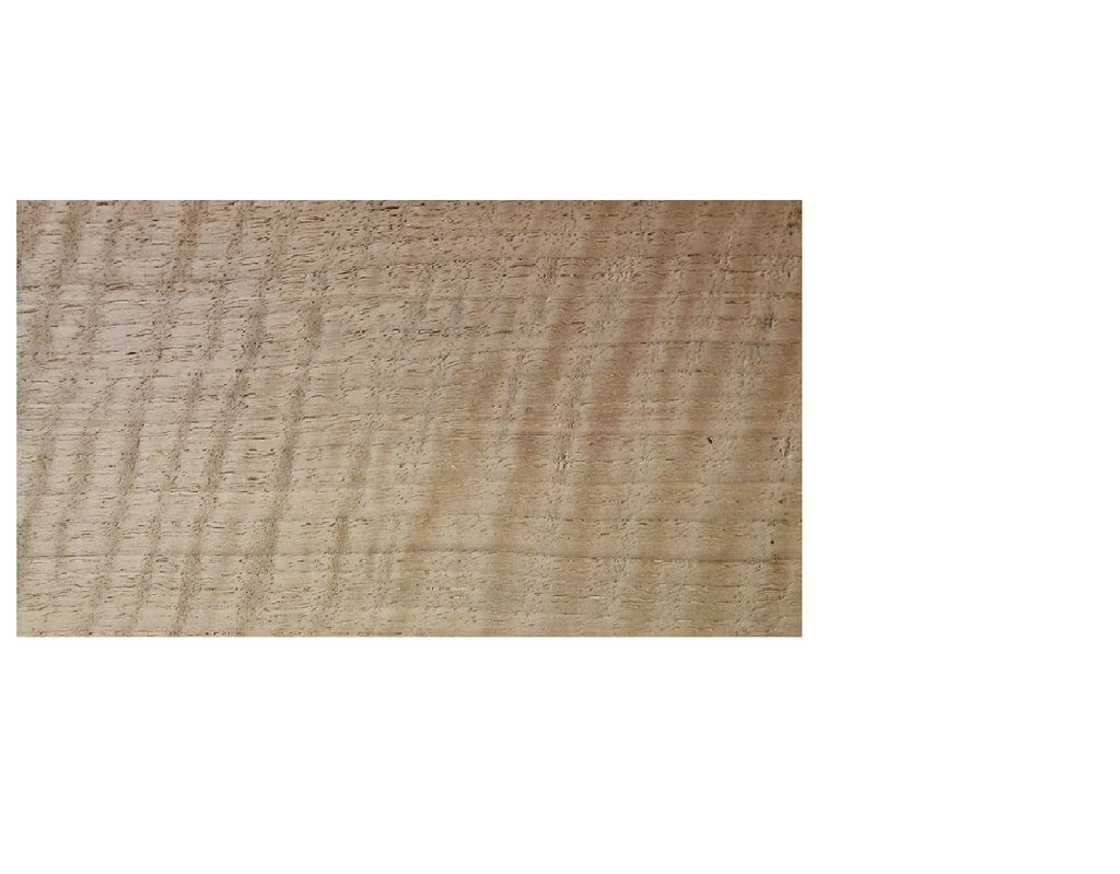 Curly Flame Walnut Guitar Headstock Veneer - 200mm x 100mm