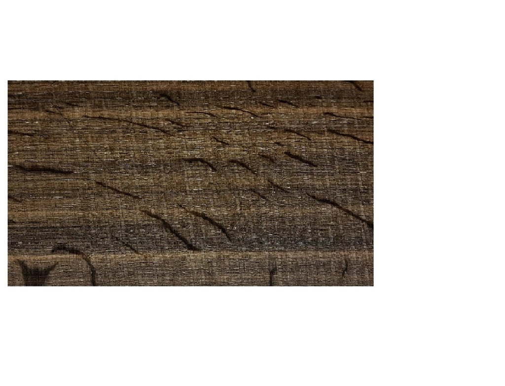 Antique Oak guitar headstock veneer showing distinctive medullary rays and rich aged character, 200mm x 100mm x 3mm thick