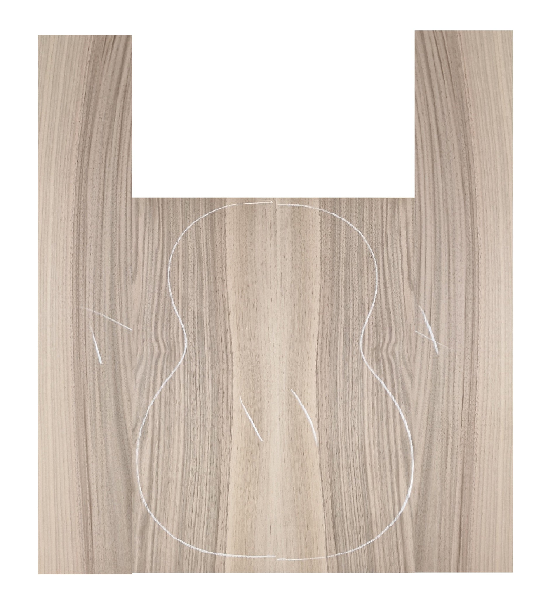 French Walnut acoustic guitar back and sides set — bookmatched, kiln-dried European walnut for luthiers
